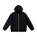 Raglan Sleeve Zip Hoodie