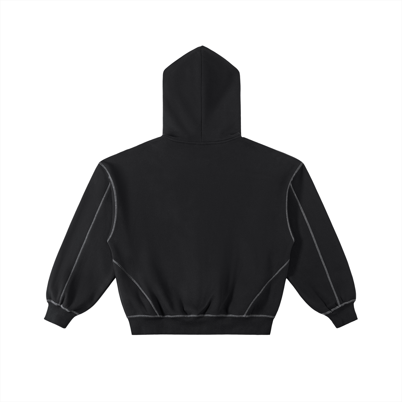 Contrast Stitched Hoodie