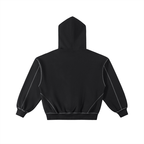 Contrast Stitched Hoodie