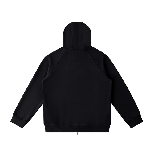 Raglan Sleeve Zip Hoodie